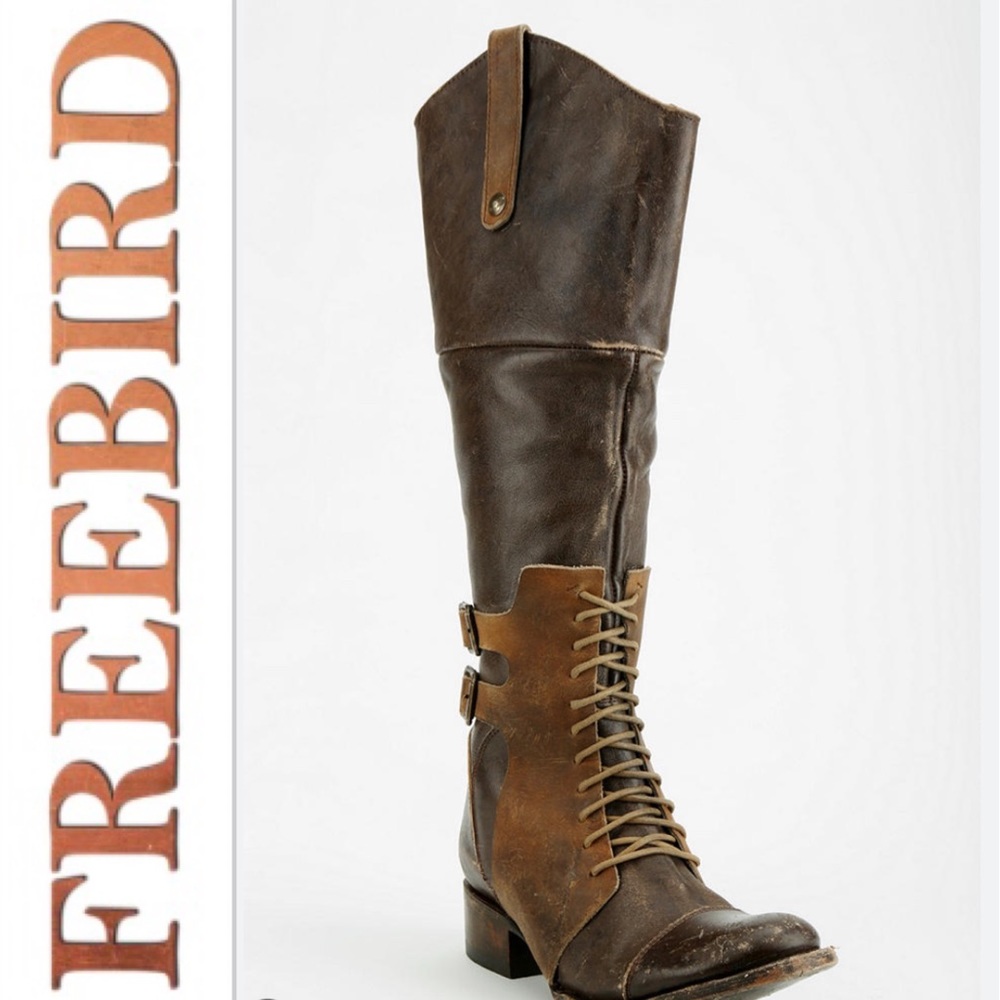 Freebird by Steven Women's Brown Saddle Boot 7 - Picture 1 of 13